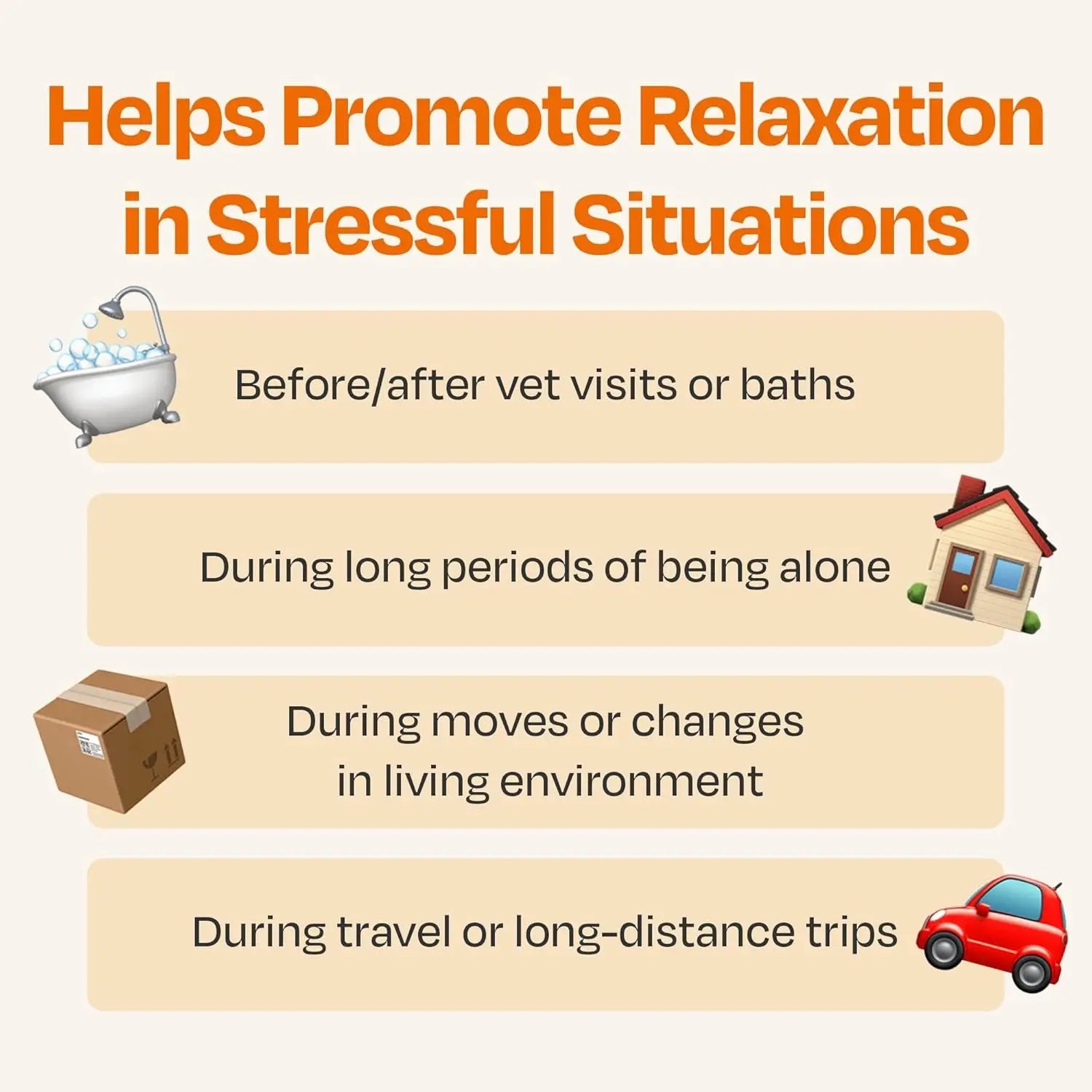 Lickable Calming Supplement for Cats, Tuna Flavor Stress Support 30ct