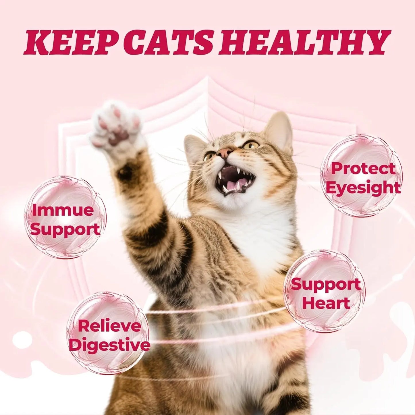 Lickable Cat Treats – Grain-Free Chicken & Goat Milk Squeezable Snacks (24 Ct)