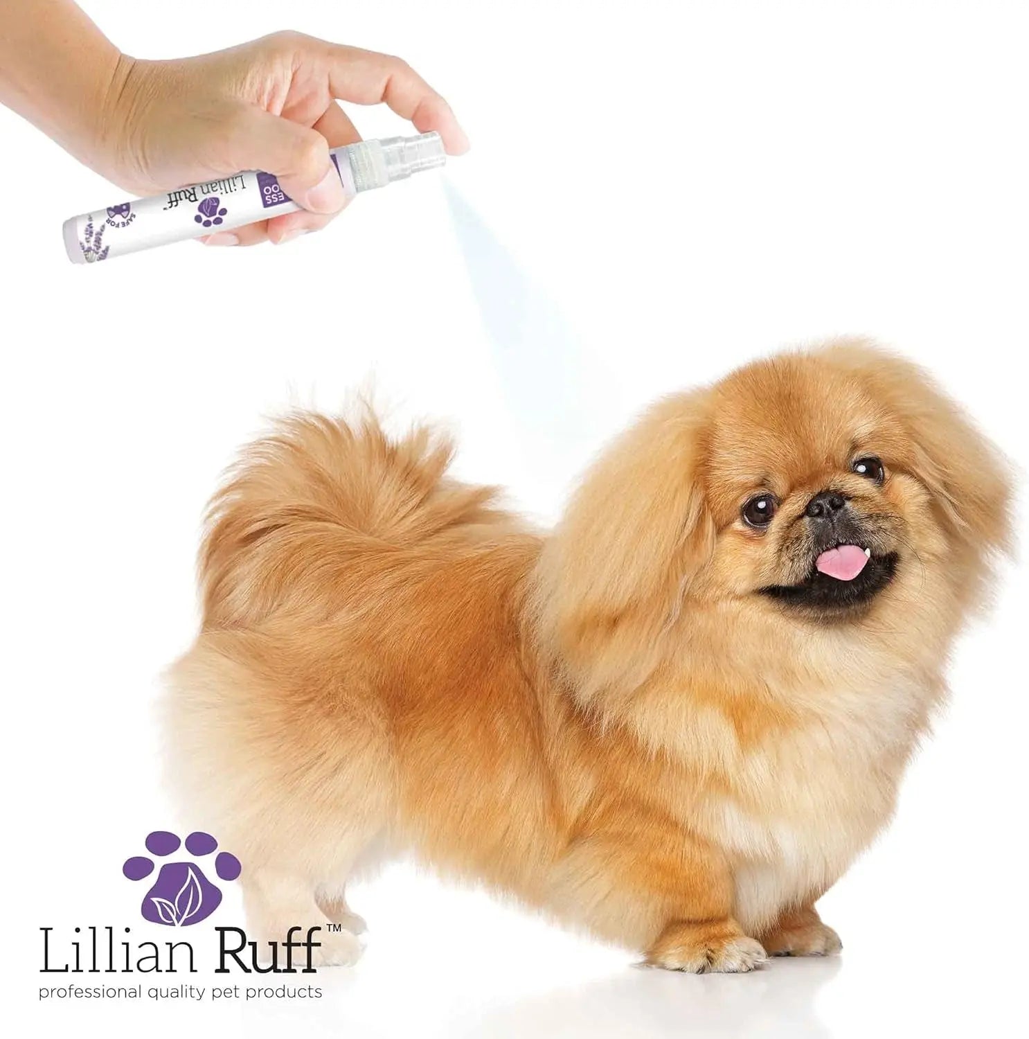 Lillian Ruff TSA Dog Travel Grooming Kit Waterless Shampoo Breath Ear Care Set