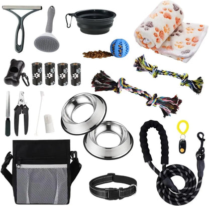 Luxe 22-Piece Puppy Starter Kit–Training & Care Essentials for New Dog Owners Default Title