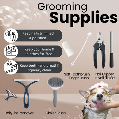 Luxe 22-Piece Puppy Starter Kit–Training & Care Essentials for New Dog Owners