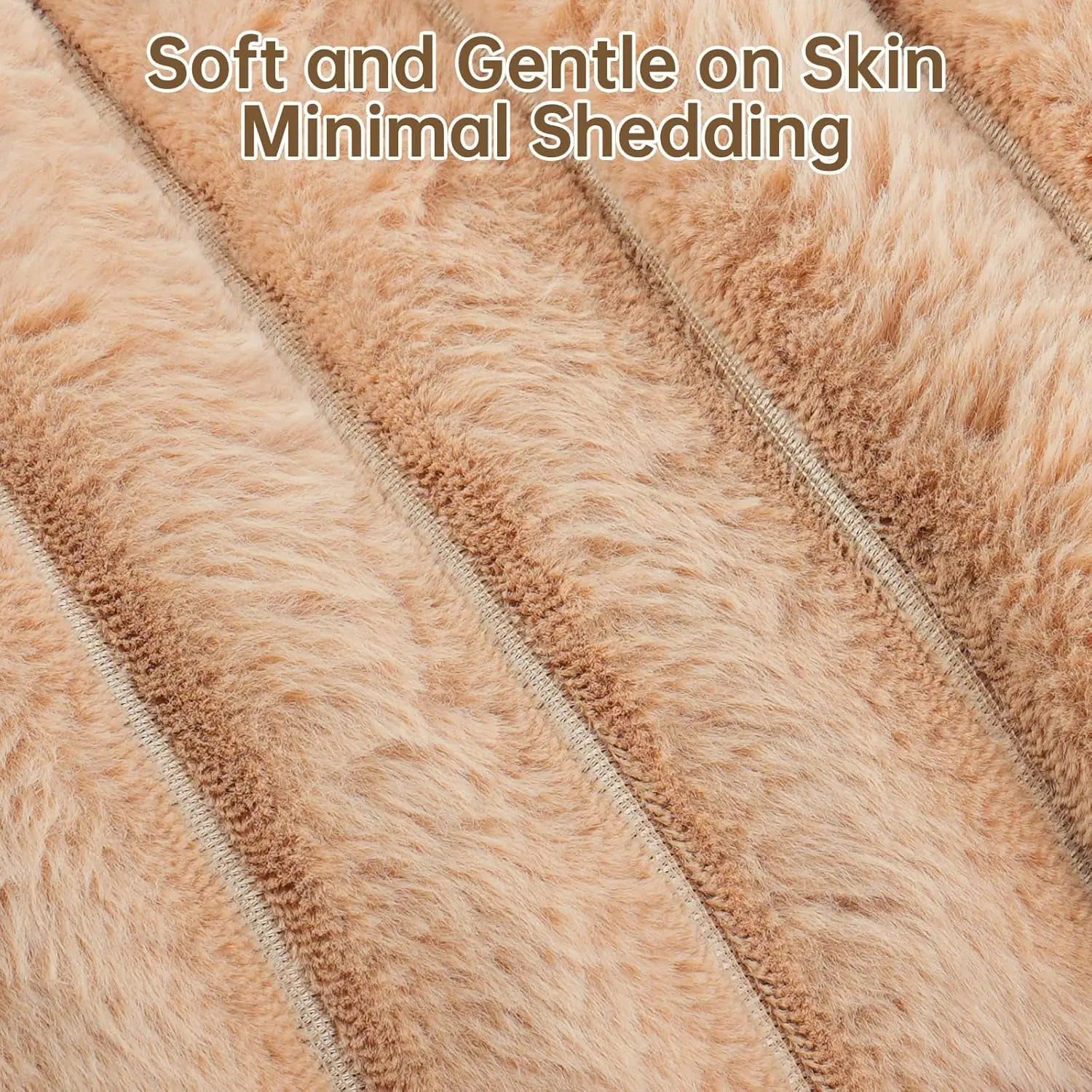 Luxury Donut Dog & Cat Bed, Faux Fur Calming Pet Bed with Non-Slip Base