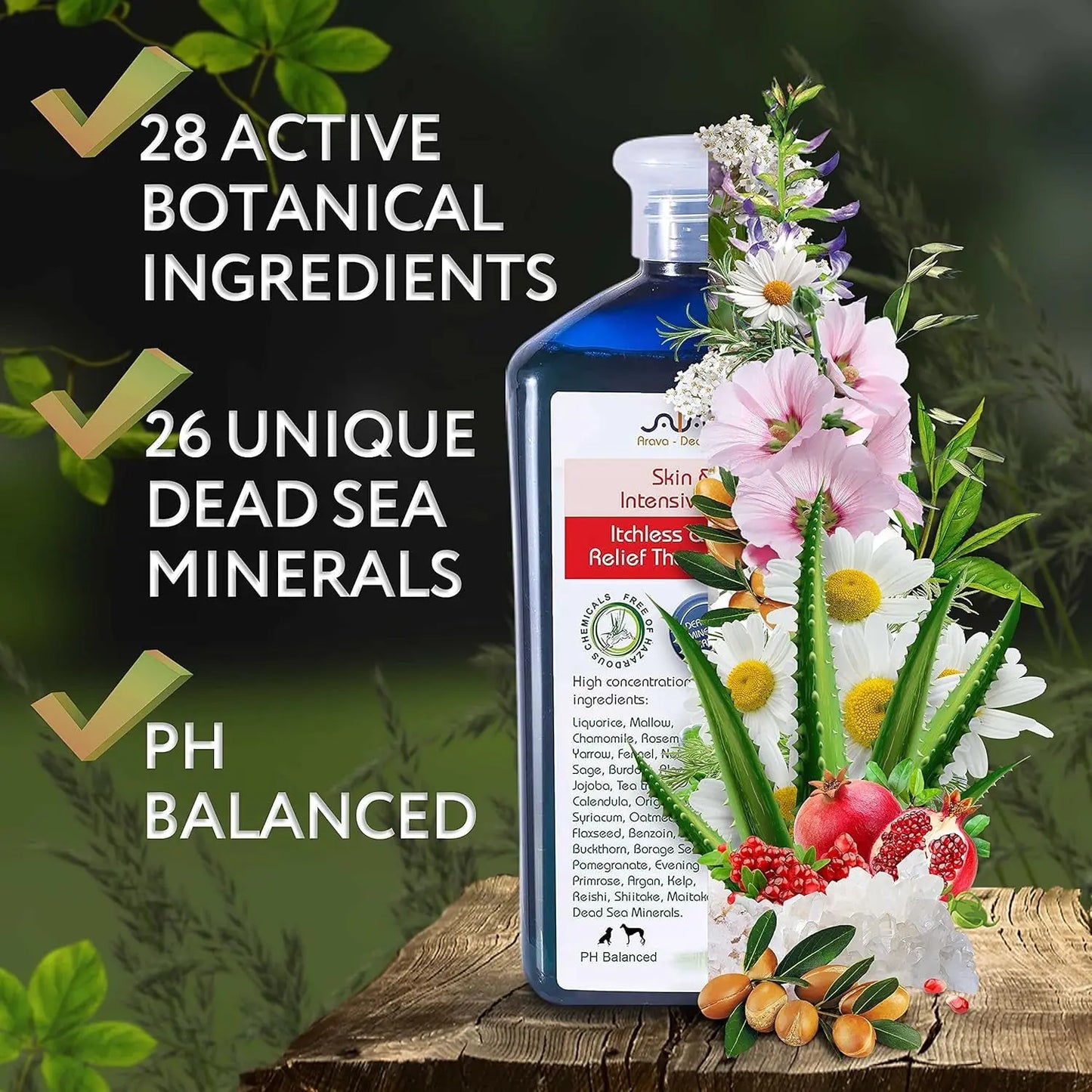 Medicated Dog Shampoo Anti Itch & Yeast Hot Spot Skin Relief 13.5oz