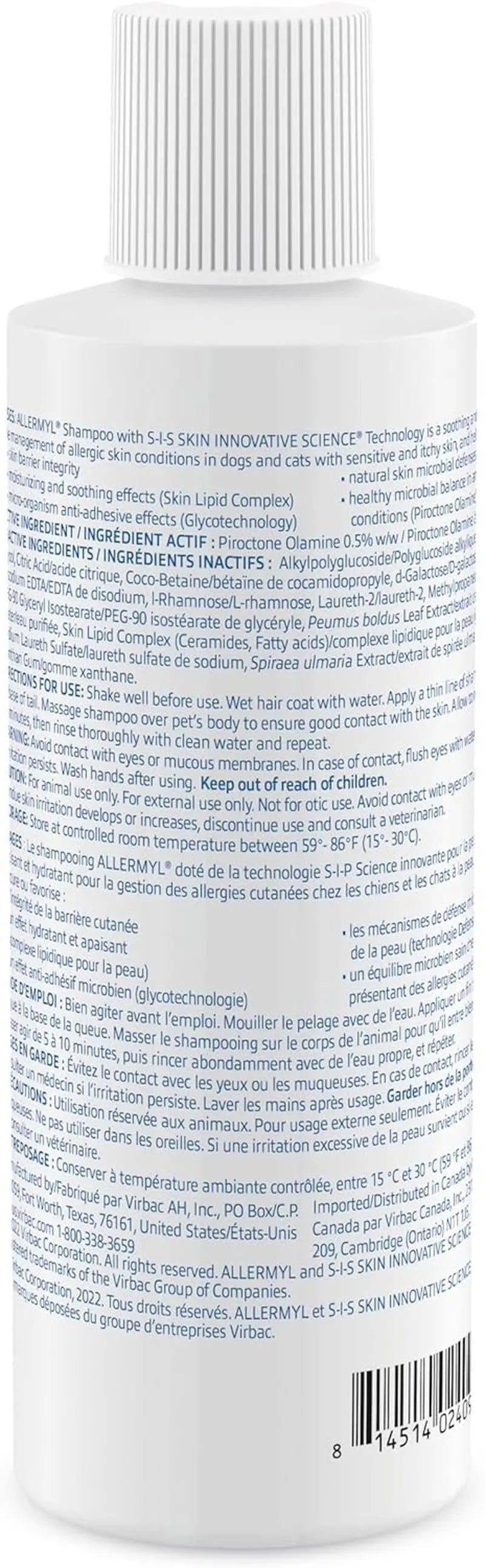 Medicated Pet Shampoo for Dogs & Cats – Hypoallergenic, Soothing, Moisturizing