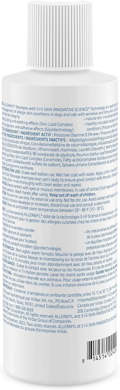 Medicated Pet Shampoo for Dogs & Cats – Hypoallergenic, Soothing, Moisturizing