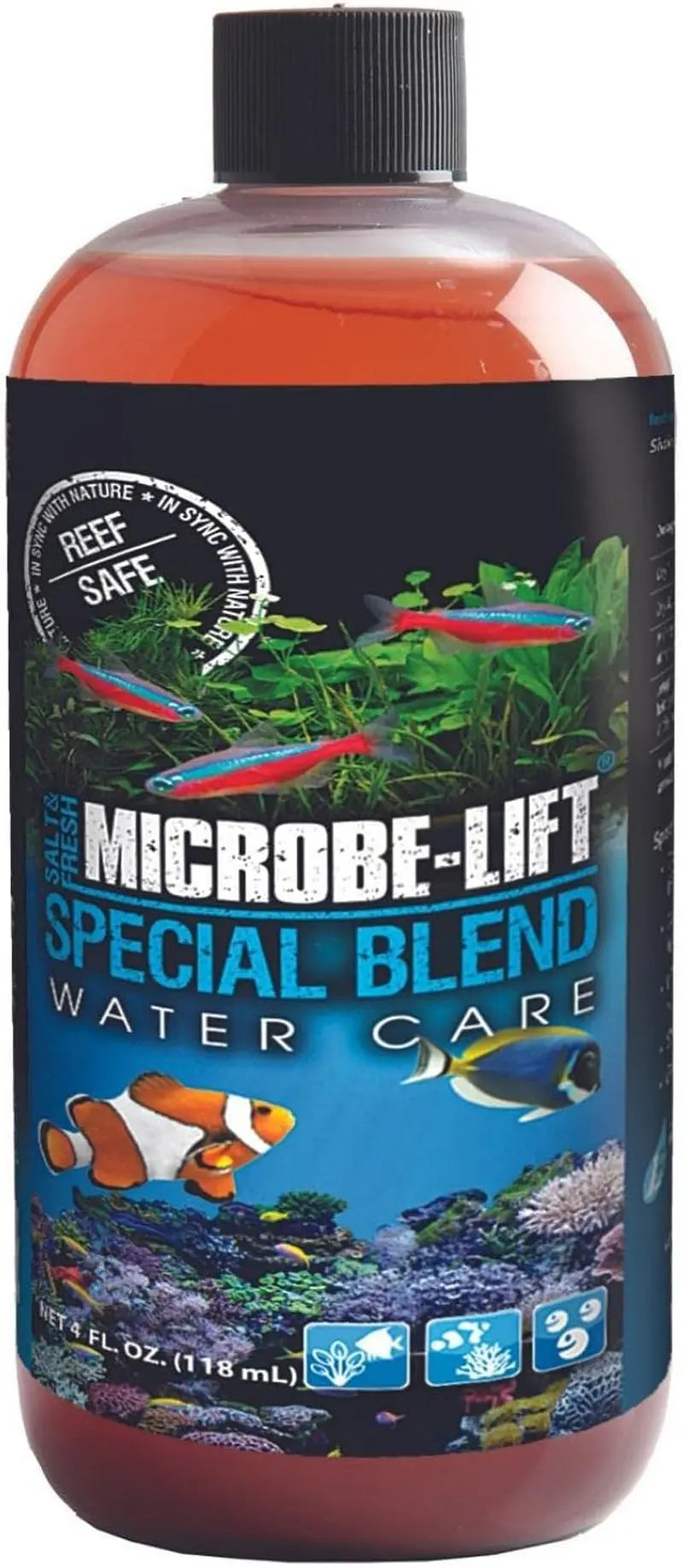Microbe-Lift Special Blend Aquarium Conditioner | Freshwater Saltwater Reef Safe Default Title