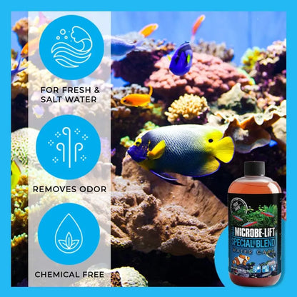 Microbe-Lift Special Blend Aquarium Conditioner | Freshwater Saltwater Reef Safe