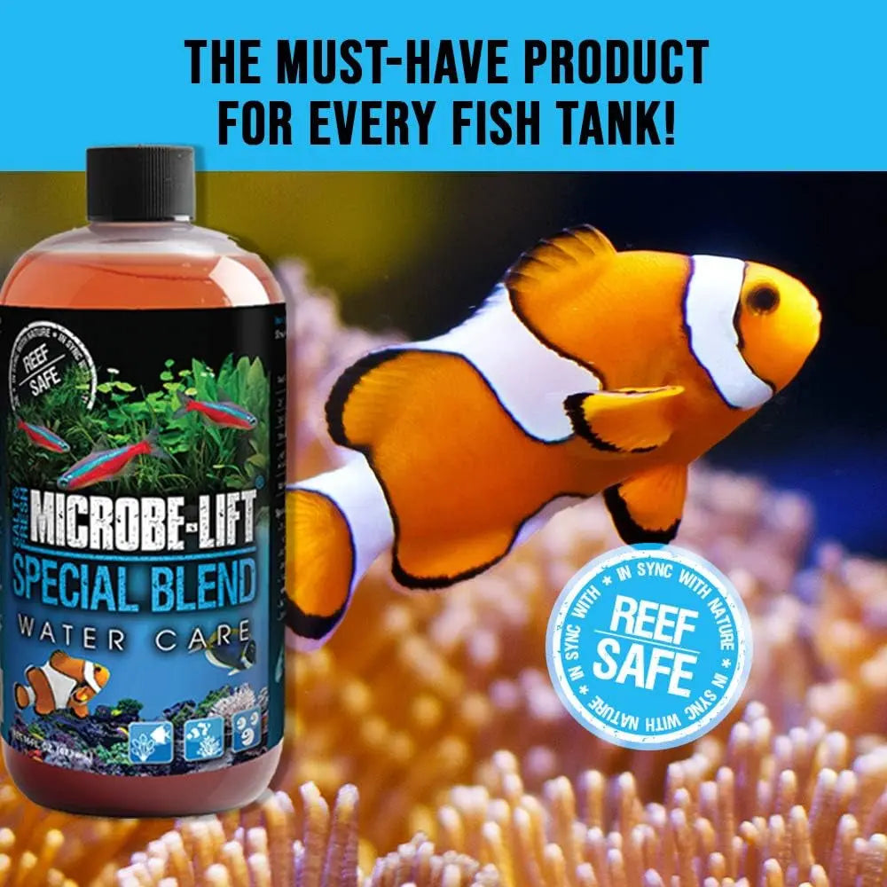 Microbe-Lift Special Blend Aquarium Conditioner | Freshwater Saltwater Reef Safe