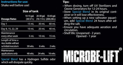 Microbe-Lift Special Blend Aquarium Conditioner | Freshwater Saltwater Reef Safe