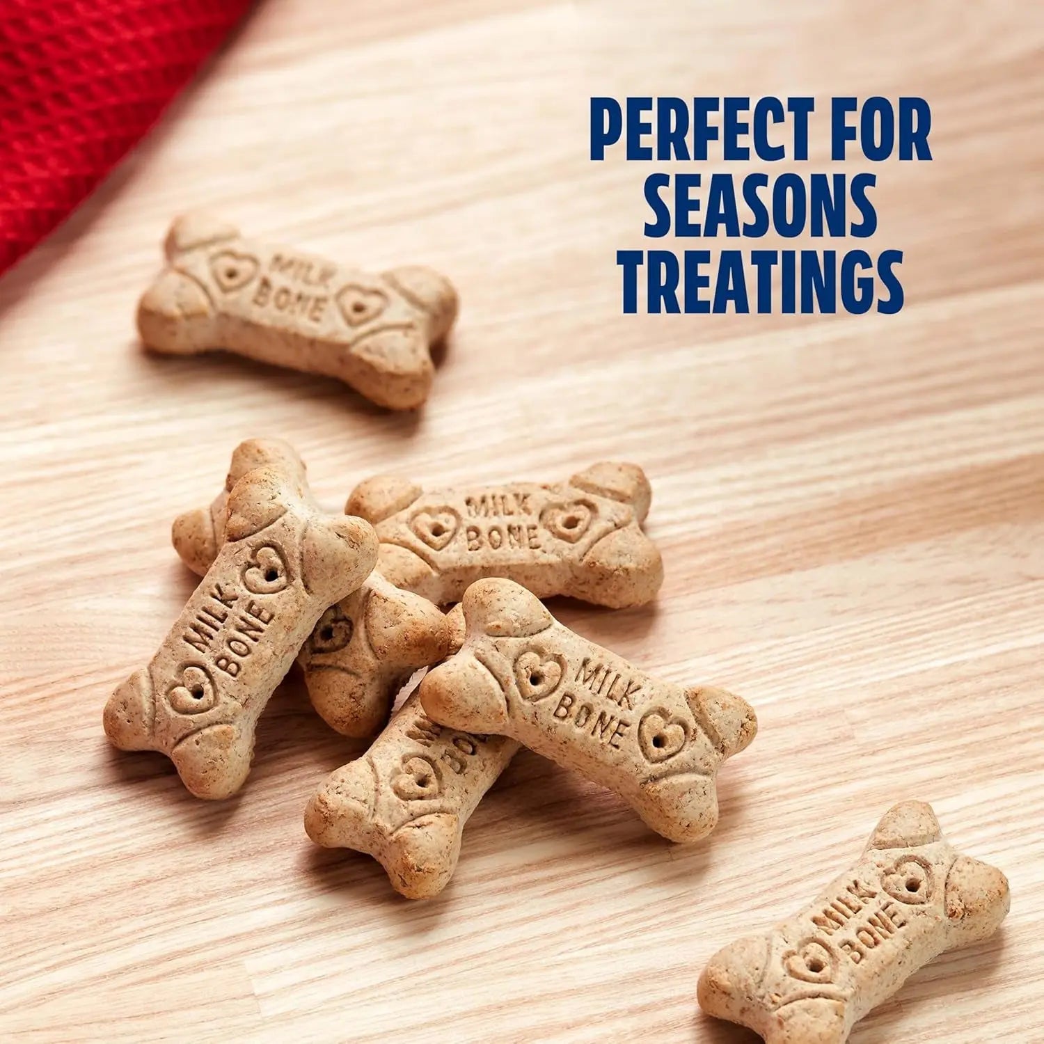 Milk-Bone Limited Edition Gingerbread Flavored Biscuit Dog Treats, 24 Ounce Reusable Pail