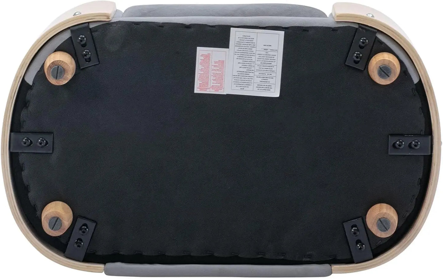 Modern Elevated Pet Sofa Bed with Wood Legs, Velvet Cushion, Washable Cover