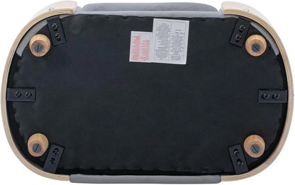 Modern Elevated Pet Sofa Bed with Wood Legs, Velvet Cushion, Washable Cover