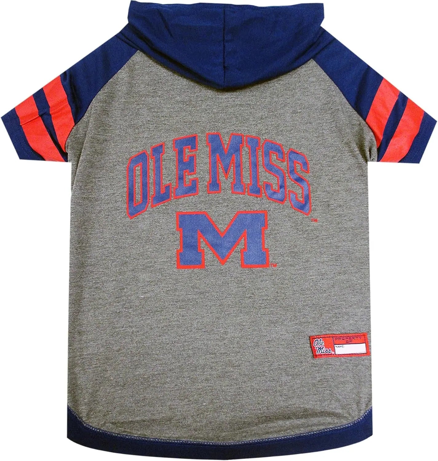 NCAA Collegiate Pet Sweatshirt- Dog & Cat Hoodie – Licensed Mississippi Ole Miss Rebels