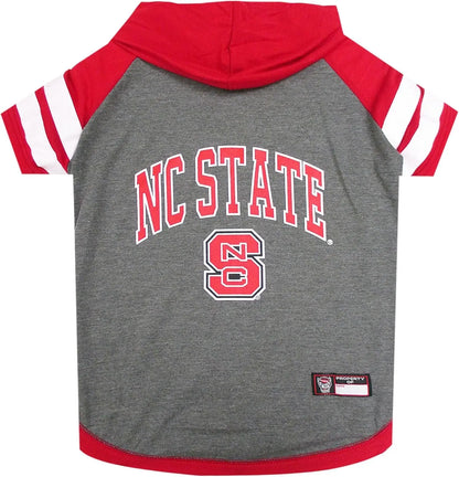 NCAA Collegiate Pet Sweatshirt- Dog & Cat Hoodie – Licensed North Carolina State Wolfpacks
