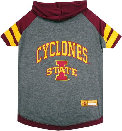 NCAA Collegiate Pet Sweatshirt- Dog & Cat Hoodie – Licensed Iowa State Cyclones Large