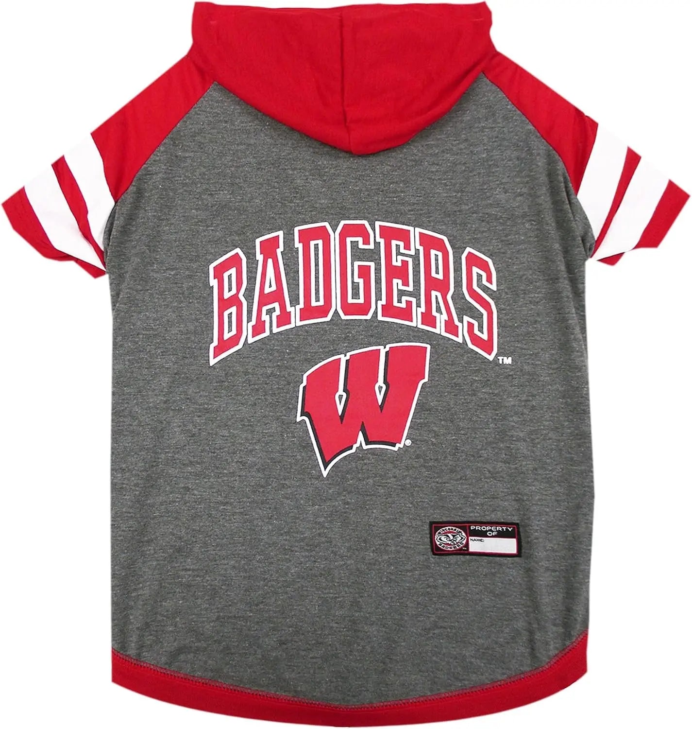 NCAA Collegiate Pet Sweatshirt- Dog & Cat Hoodie – Licensed Wisconsin Badgers