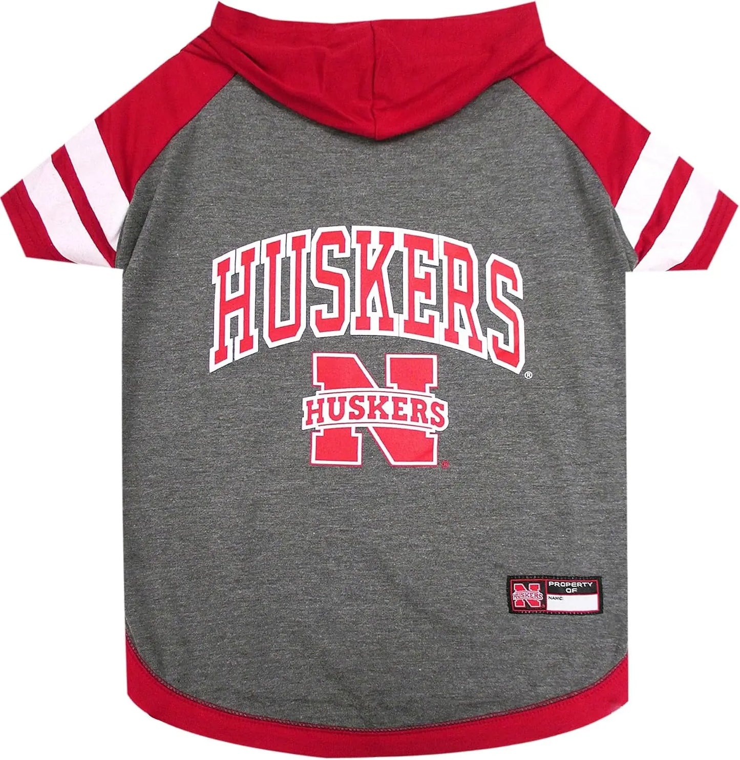 NCAA Collegiate Pet Sweatshirt- Dog & Cat Hoodie – Licensed Nebraska Cornhuskers