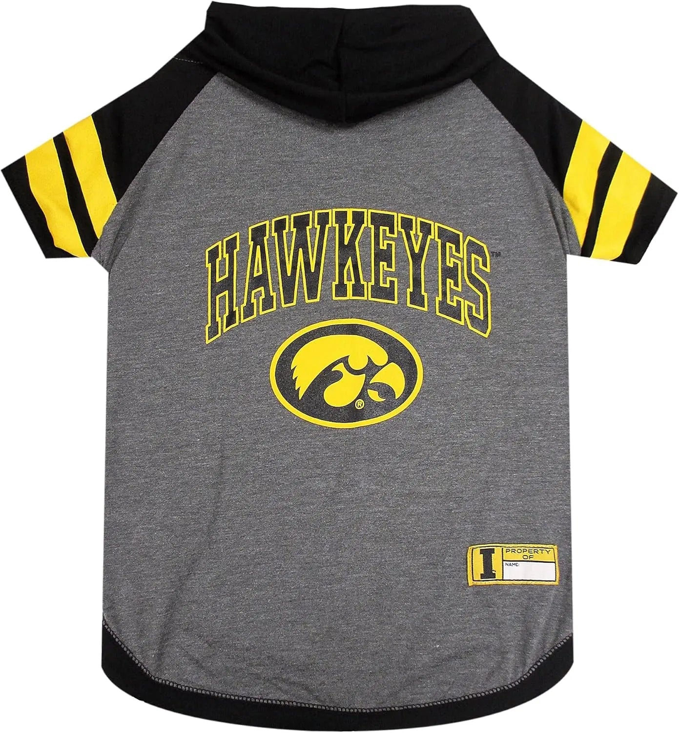 NCAA Collegiate Pet Sweatshirt- Dog & Cat Hoodie – Licensed Iowa Hawkeyes