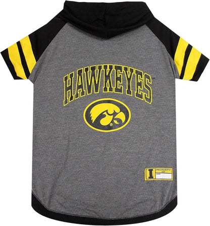 NCAA Collegiate Pet Sweatshirt- Dog & Cat Hoodie – Licensed Iowa Hawkeyes