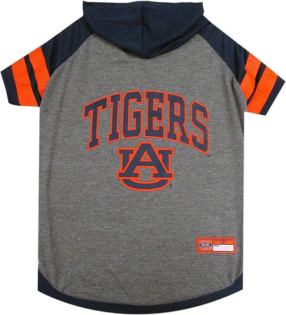 NCAA Collegiate Pet Sweatshirt- Dog & Cat Hoodie – Licensed Auburn Tigers X-Small