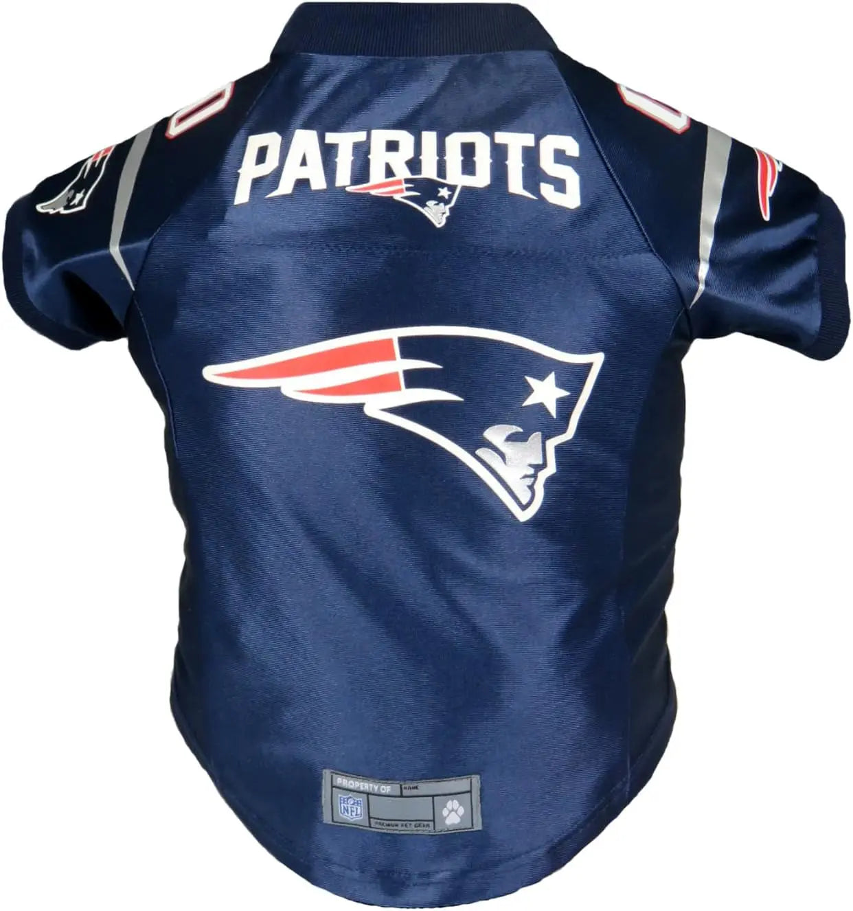 NFL Licensed Pet Jersey – Unisex Dog & Cat Football Apparel (All Teams) New England Patriots