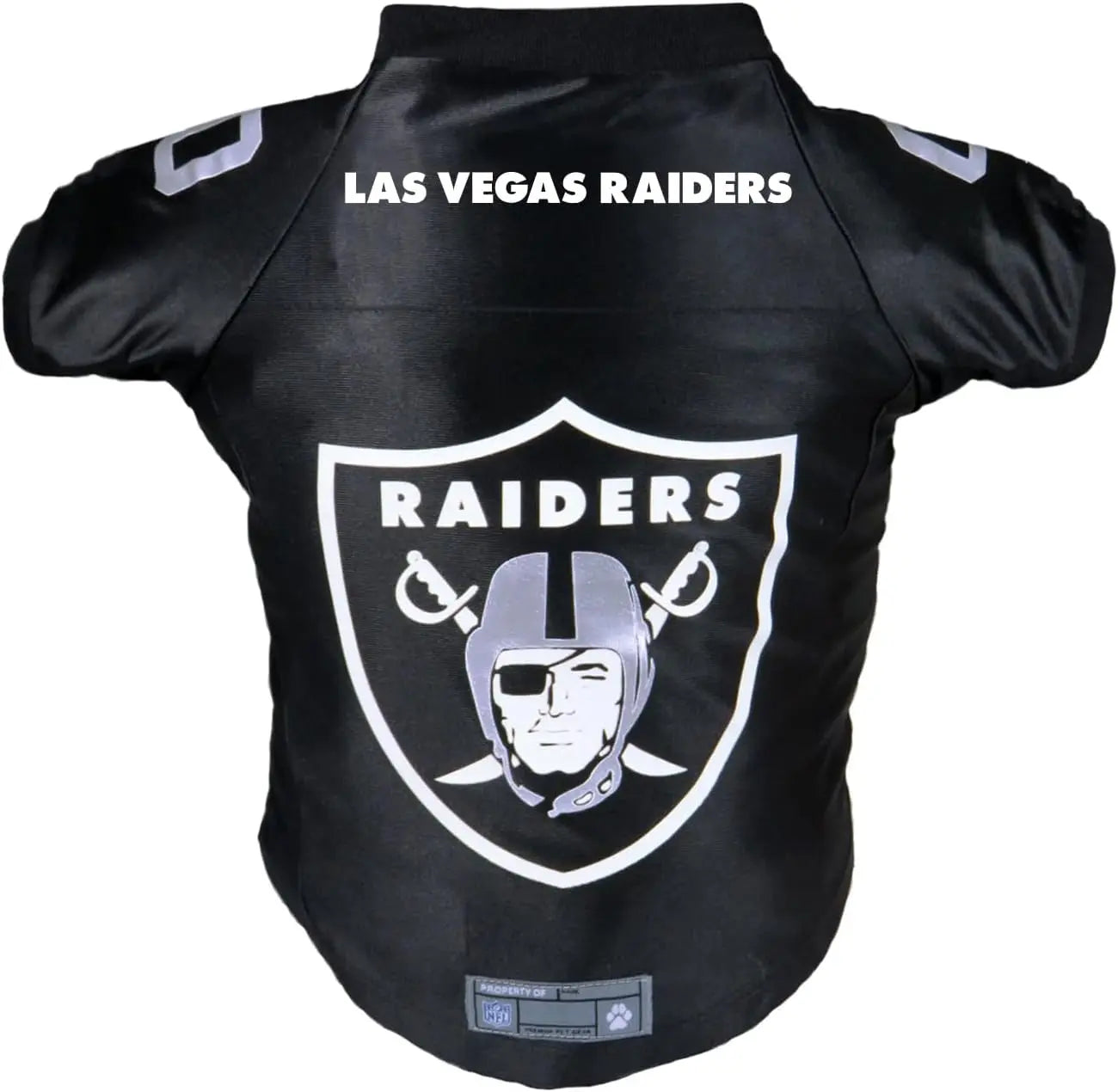 NFL Licensed Pet Jersey – Unisex Dog & Cat Football Apparel (All Teams) Las Vegas Raiders