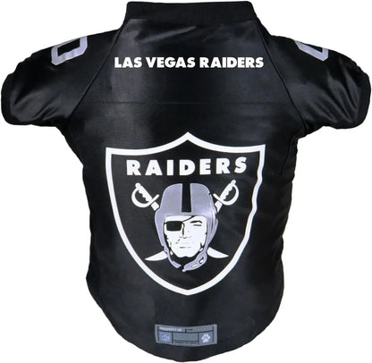 NFL Licensed Pet Jersey – Unisex Dog & Cat Football Apparel (All Teams) Las Vegas Raiders
