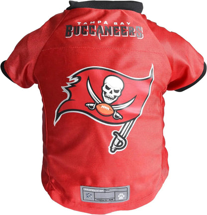 NFL Licensed Pet Jersey – Unisex Dog & Cat Football Apparel (All Teams) Tampa Bay Buccaneers