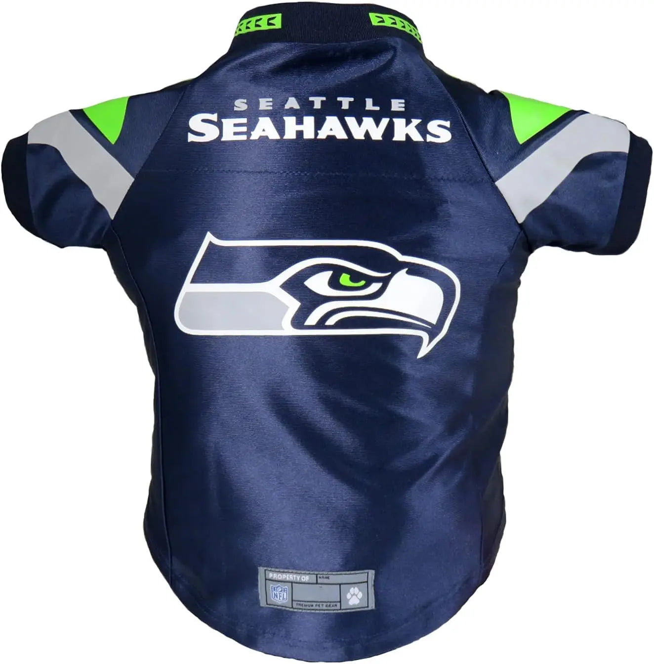 NFL Licensed Pet Jersey – Unisex Dog & Cat Football Apparel (All Teams) Seattle Seahawks