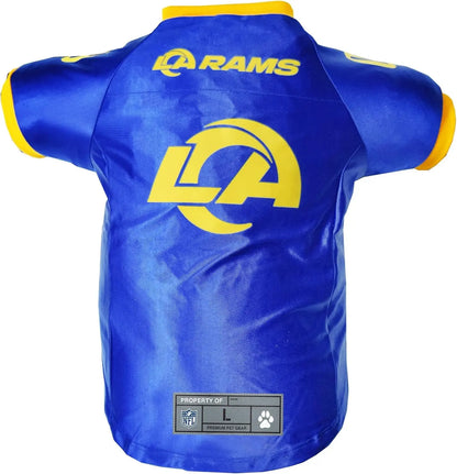 NFL Licensed Pet Jersey – Unisex Dog & Cat Football Apparel (All Teams) Los Angeles Rams