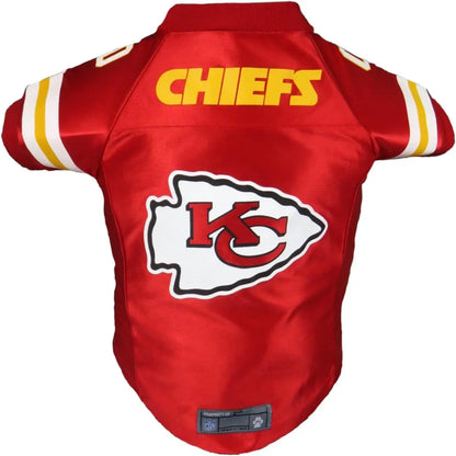 NFL Licensed Pet Jersey – Unisex Dog & Cat Football Apparel (All Teams) Kansas City Chiefs