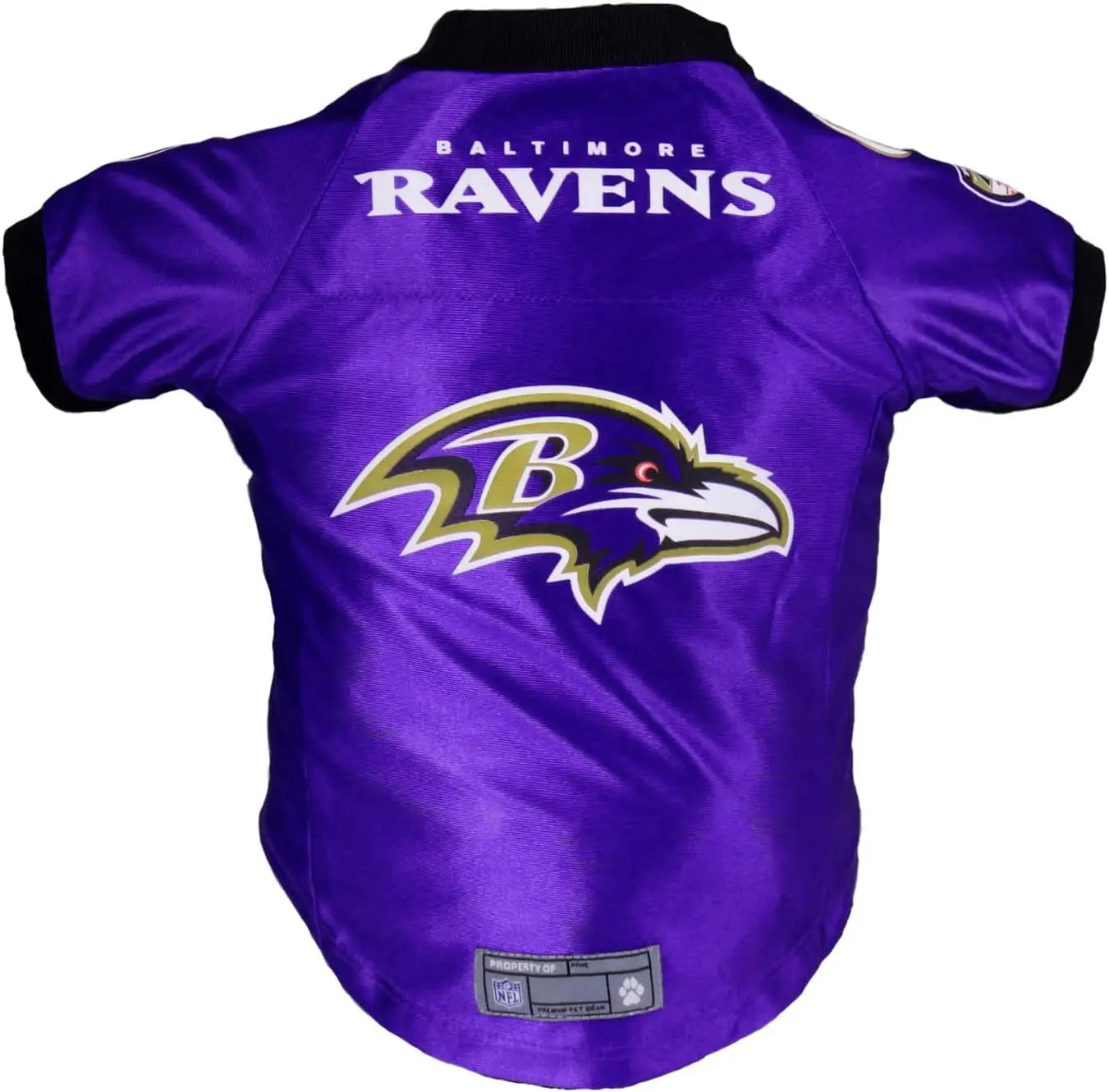 NFL Licensed Pet Jersey – Unisex Dog & Cat Football Apparel (All Teams) Baltimore Ravens
