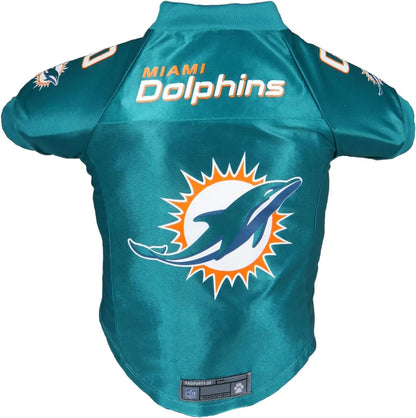 NFL Licensed Pet Jersey – Unisex Dog & Cat Football Apparel (All Teams) Miami Dolphins