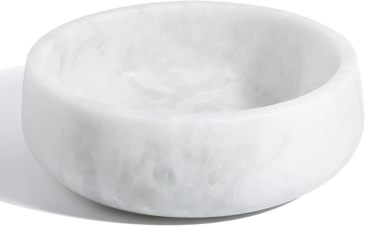 Natural Marble Dog & Cat Bowl | Weighted Non-Slip Pet Food & Water Dish Namib Fantasy S
