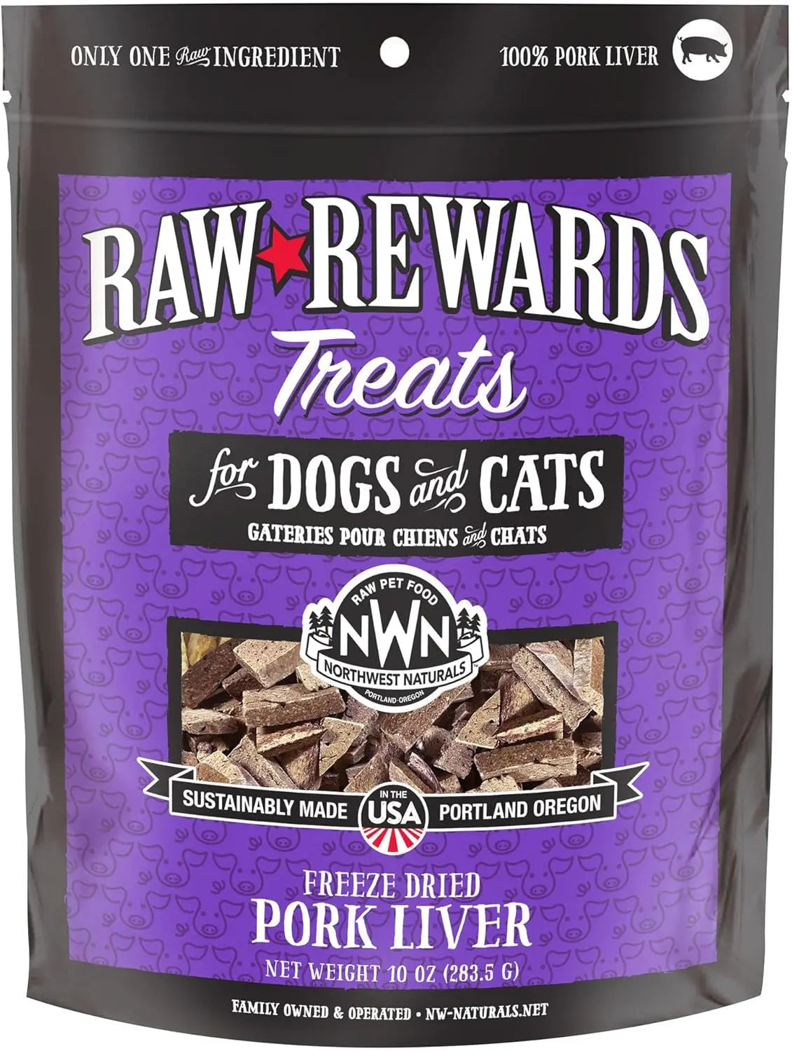 Naturals Freeze Dried Chicken & Beef Hearts- Dog & Cat Human Grade-Treats 3oz