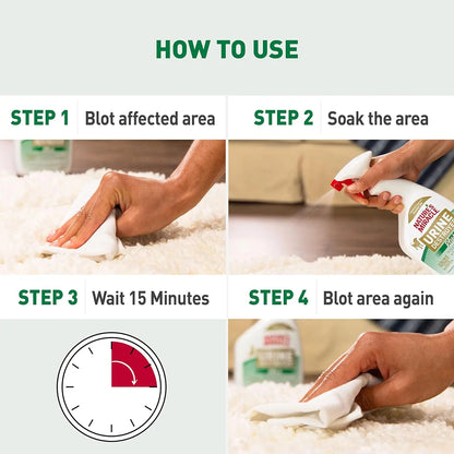 Nature’s Miracle Urine Destroyer plus Cat, 32 Ounces, Ready-To-Use