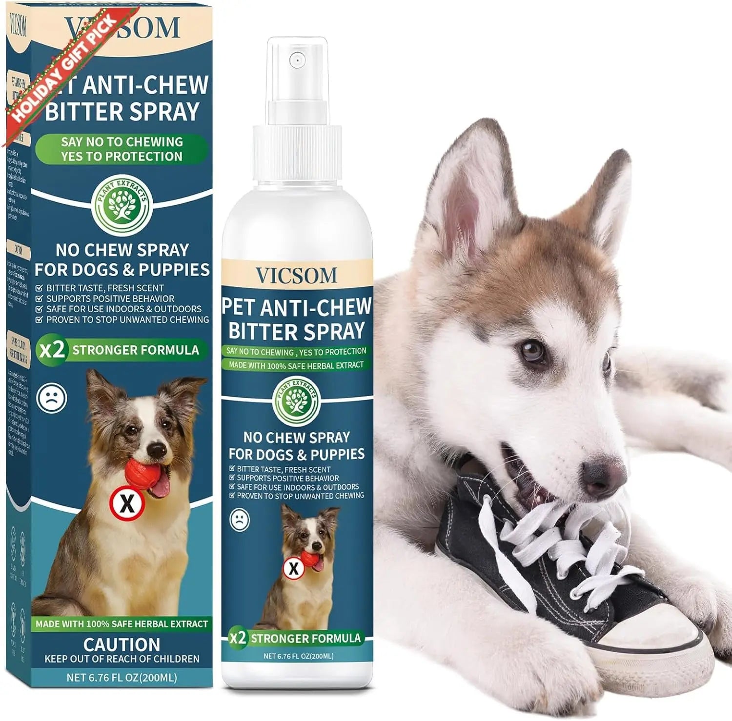 No Chew Spray for Dogs – Bitter Apple Lick Deterrent, Safe & Alcohol-Free Default Title