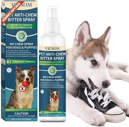 No Chew Spray for Dogs – Bitter Apple Lick Deterrent, Safe & Alcohol-Free Default Title