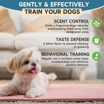 No Chew Spray for Dogs – Bitter Apple Lick Deterrent, Safe & Alcohol-Free