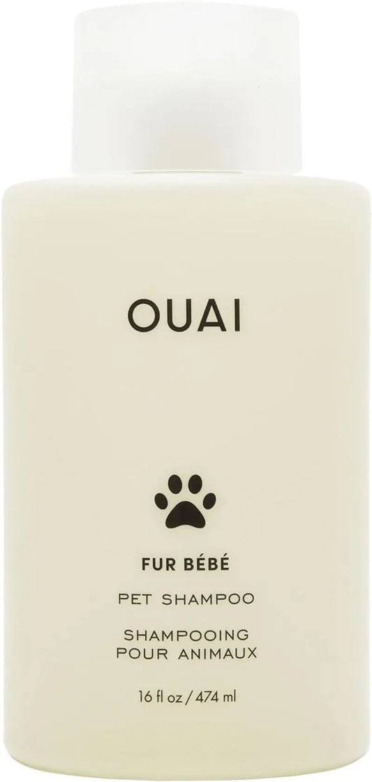 OUAI Fur Baby Pet Shampoo Mercer Street Scent Hydrating Dog Wash 16oz Default Title