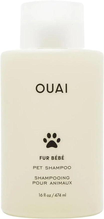 OUAI Fur Baby Pet Shampoo Mercer Street Scent Hydrating Dog Wash 16oz Default Title