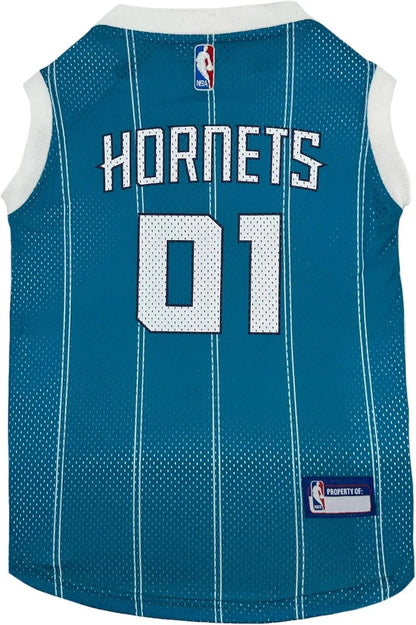 Official NBA Dog Jersey – Licensed Basketball Pet Tank for All Teams & Sizes Charlotte Hornets