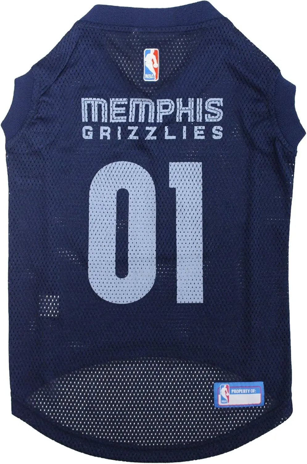 Official NBA Dog Jersey – Licensed Basketball Pet Tank for All Teams & Sizes Memphis Grizzlies Small