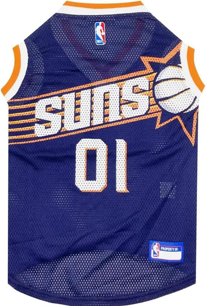 Official NBA Dog Jersey – Licensed Basketball Pet Tank for All Teams & Sizes Phoenix Suns