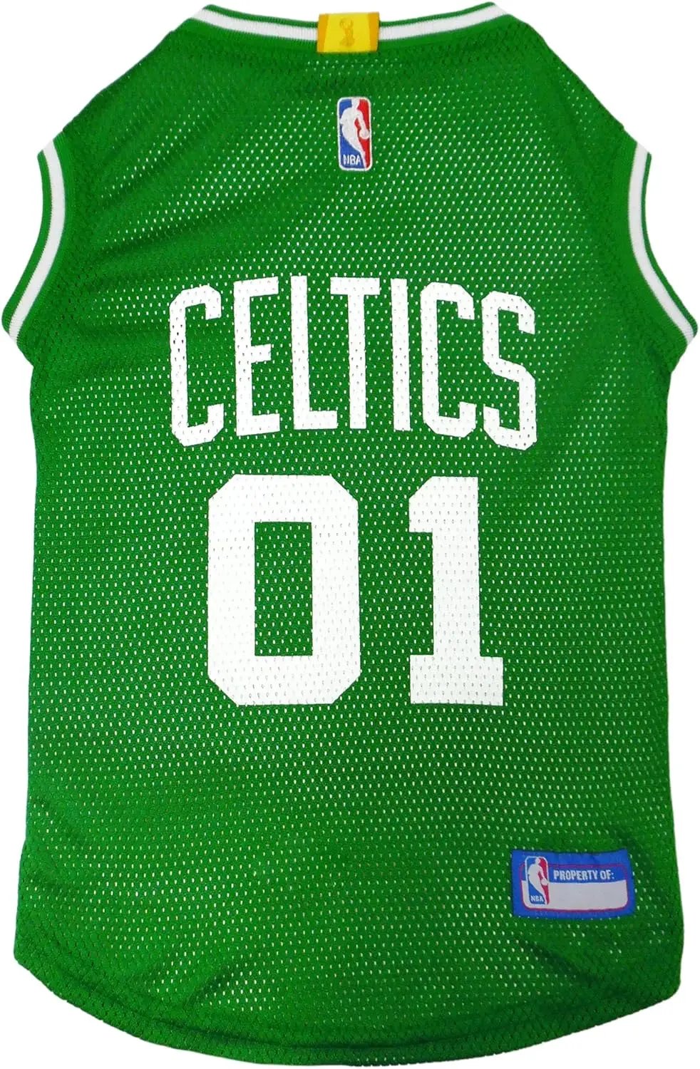 Official NBA Dog Jersey – Licensed Basketball Pet Tank for All Teams & Sizes Boston Celtics