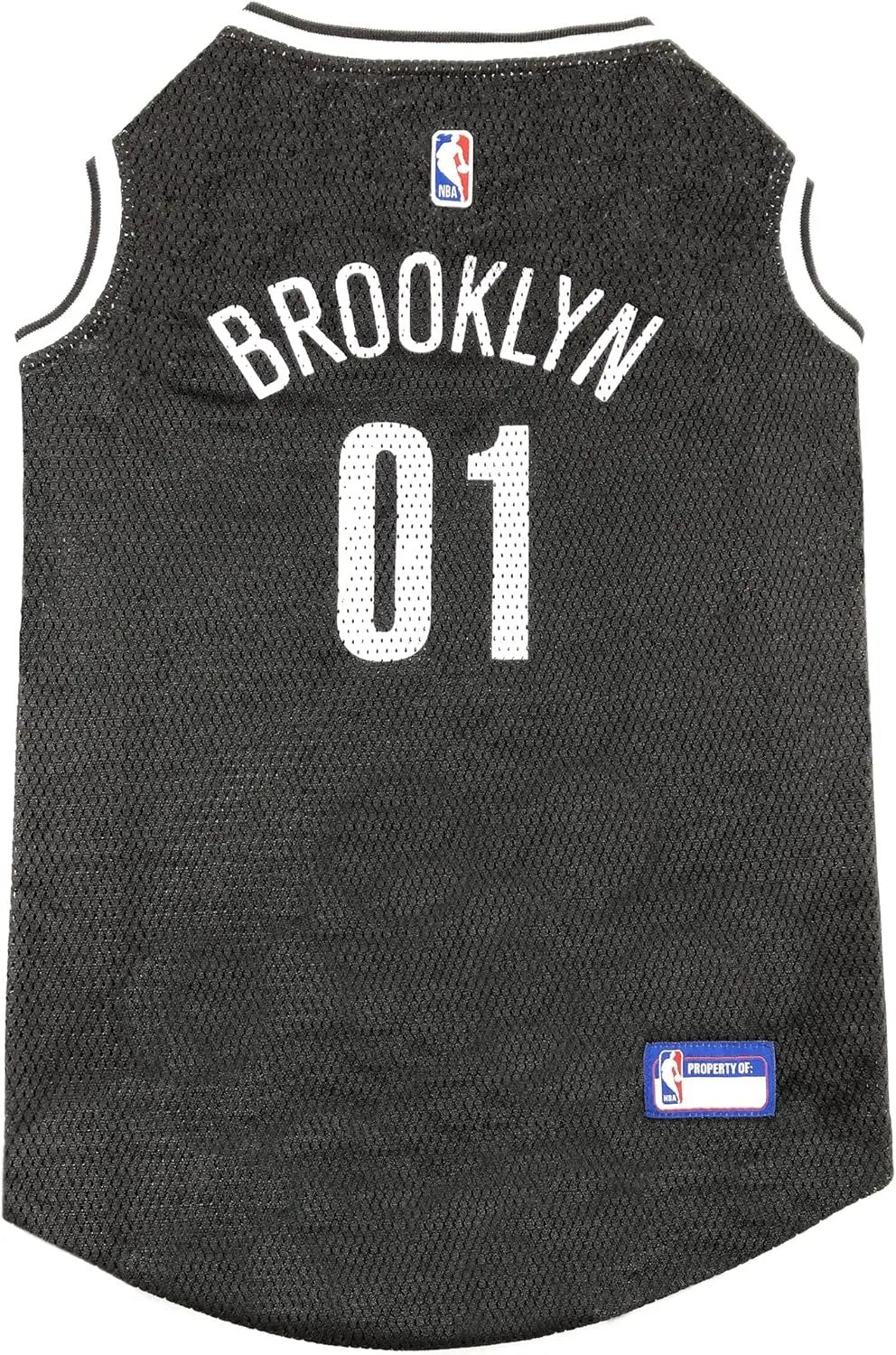Official NBA Dog Jersey – Licensed Basketball Pet Tank for All Teams & Sizes Brooklyn Nets Medium