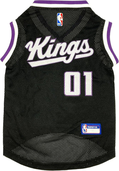 Official NBA Dog Jersey – Licensed Basketball Pet Tank for All Teams & Sizes Sacramento Kings