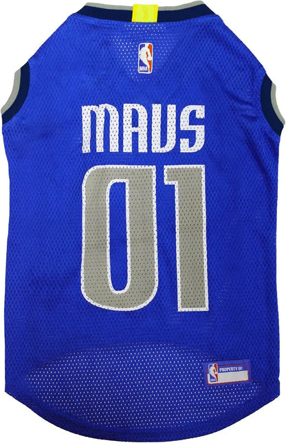 Official NBA Dog Jersey – Licensed Basketball Pet Tank for All Teams & Sizes Dallas Mavericks Xx-Large