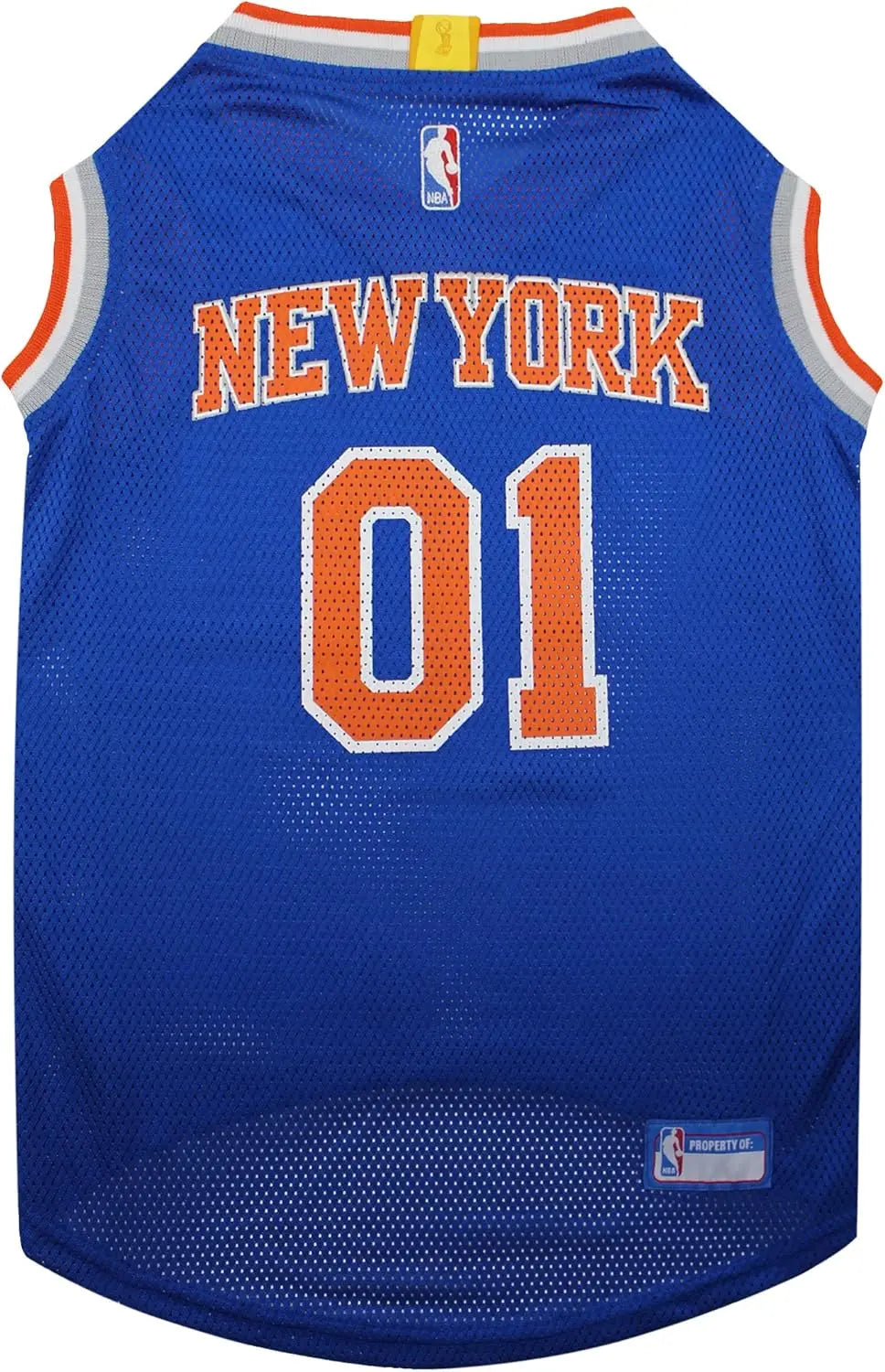 Official NBA Dog Jersey – Licensed Basketball Pet Tank for All Teams & Sizes New York Knicks