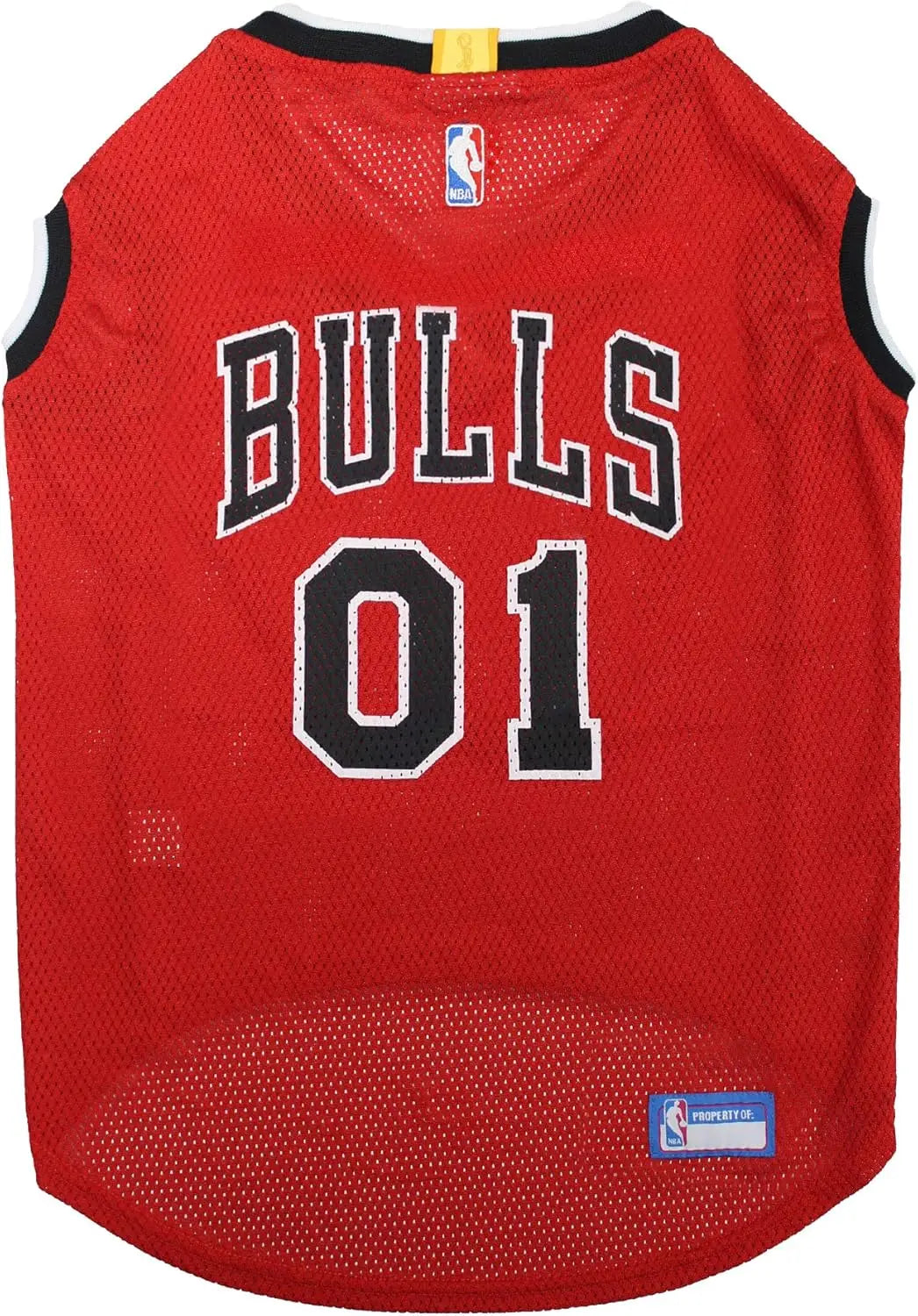 Official NBA Dog Jersey – Licensed Basketball Pet Tank for All Teams & Sizes Chicago Bulls X-Large